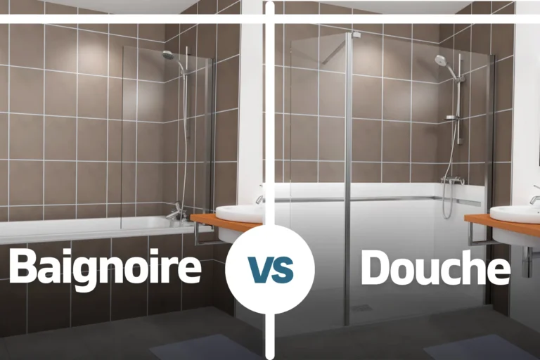 Baignoire vs douche