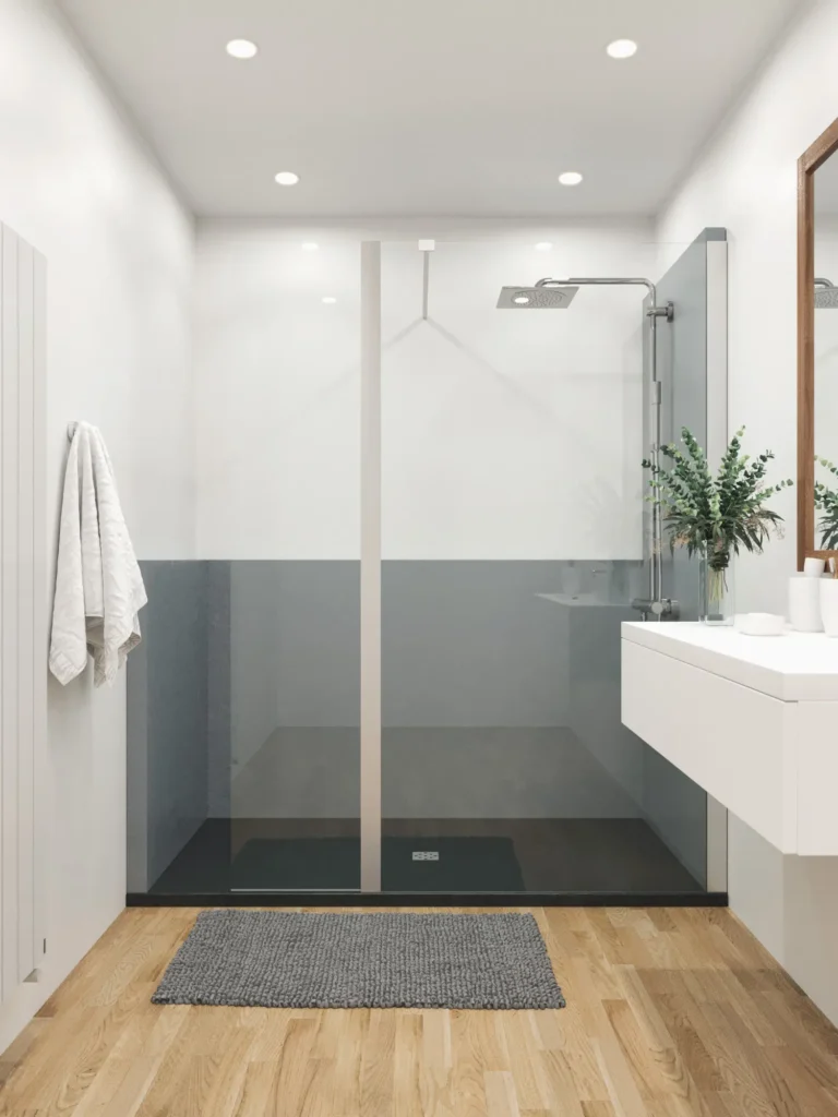 Salle de bain sécurisée design